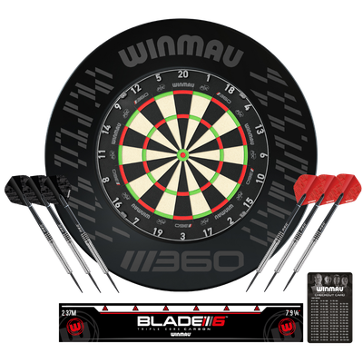 Winmau Blade 360 Mega Bundle inkl. Surround, Darts & Zubehör
