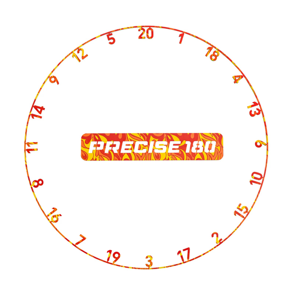 Precise180 | OnePiece Lasercut Number Ring | Element Fire, Farbe / Coating: Element Fire, 2 image