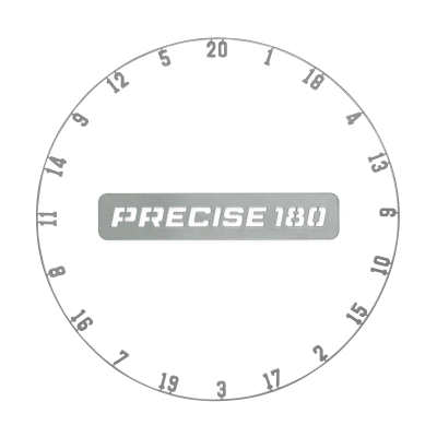 Precise180 | OnePiece Lasercut Number Ring | Vintage Nordic Grey