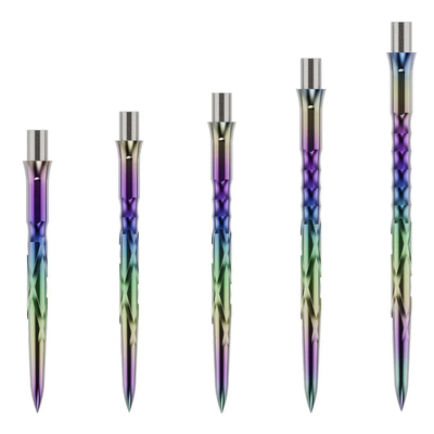 Caliburn Evo Dart Points - HAN G2 - Rainbow, Länge: 28mm