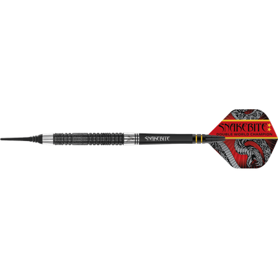 Red Dragon Peter Wright "Snakebite" DWC SE Black Softdart 85%, Gewicht: 20g