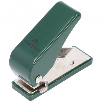 Dart Flight Locher, dunkel grün, Stanzer ideal für Schaftringe