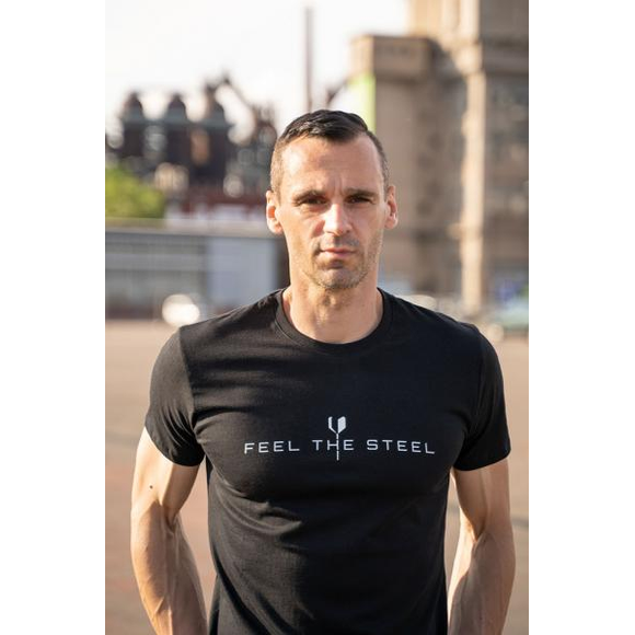 STEELIKONE T-Shirt - FEEL THE STEEL, Farbe: Schwarz, Größe: S, 2 image