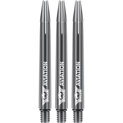 Bull's Aviation Aluminium Shafts Grey Aluminium, Shaft Länge: Intermediate, Farbe: Grau