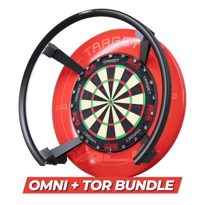 Target Omni Autoscoring + Tor Dartboard Bundle