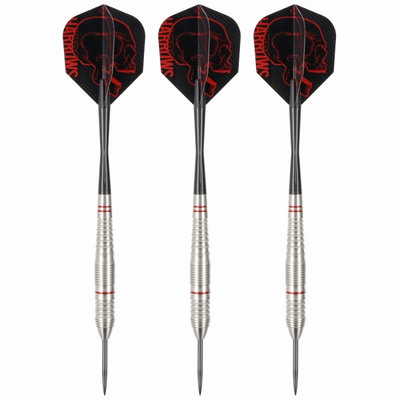 Steeldart Rage, Silber rot schwarz, 23 Gramm