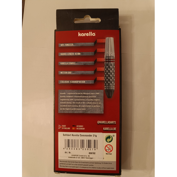 Soft Dart Set Karella Commander 21g neu, 4 image
