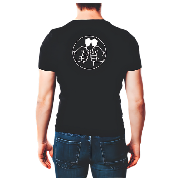 Gut Schmiss Shirt Big Backprint, Farbe: Schwarz, Größe: 4XL