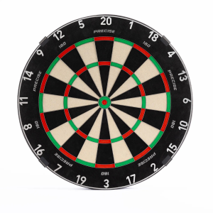 Precise180 | "Endorphine" Steeldartboard inkl. Onepiece Zahlenring "Gunmetal"