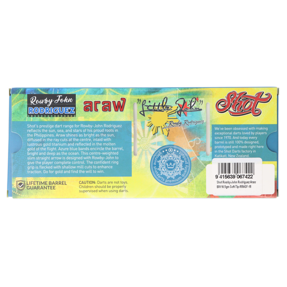 Shot Rowby-John Rodriquez Araw Softdart, 90% Tungsten, 18 Gramm, 8 image