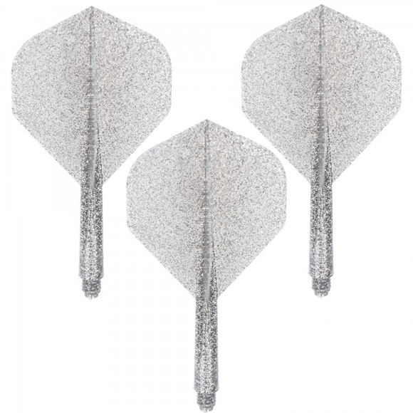 Condor Dartflight Zero Stress Glitter, Standard S, short, silber, 21,5mm