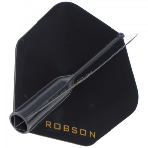ROBSON PLUS schwarz, DART FLIGHTS, Std, No.6