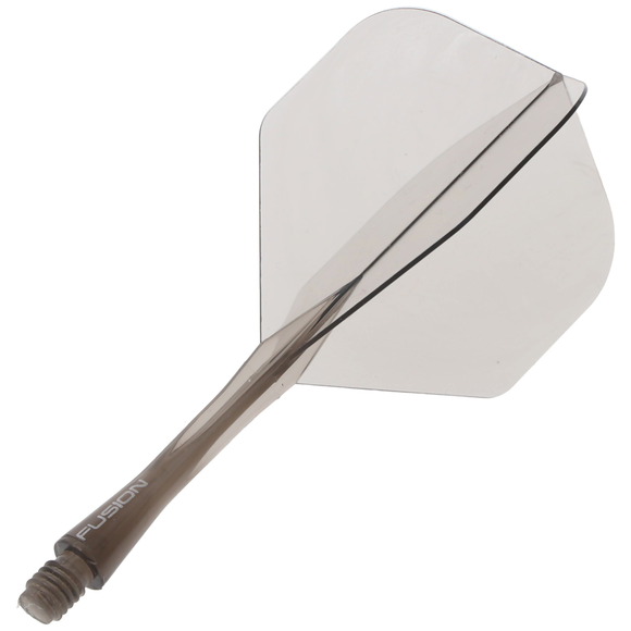 Winmau Fusion Dart Flight und Shaft, Standard, dunkelgrau, short, 22mm, 2 image