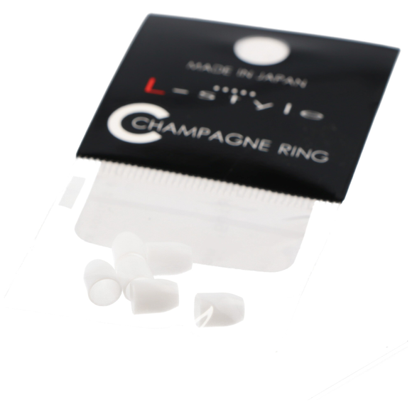 L-Style Champagne Ring, weiß, 6 Stück, 5 image