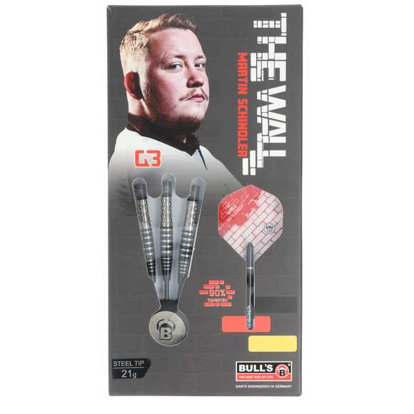 Bulls Martin Schindler G3 Steeldart, Generation 3, 90% Tungsten, 2 image