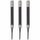 Softdart Barrel. 90% Tungsten, schwarz-silber geriffelt, 22 Gramm
