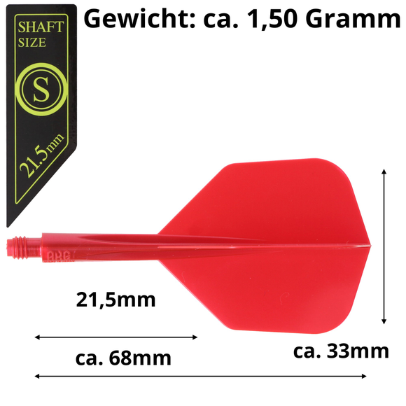 Condor AXE, metallic Rot, Gr. S, Small, 21,5mm, 6 image