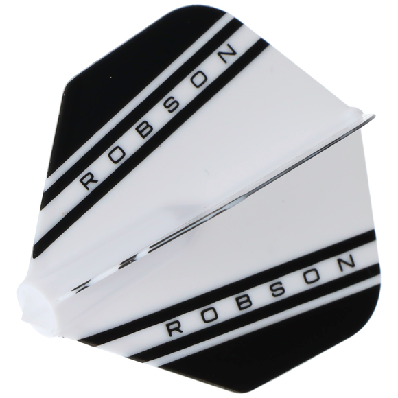 ROBSON PLUS V Dart Flights weiss, No.2, 40,5 x 35,8mm, 4 image