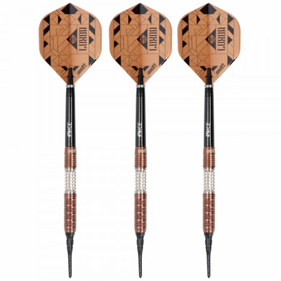 One80 Luxor Gamma Softdart, Bronze Beschichtung, 90% Tungsten