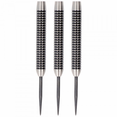 Steeldartbarrel, schwarze Rillen, 80% Tungsten, 23 Gramm