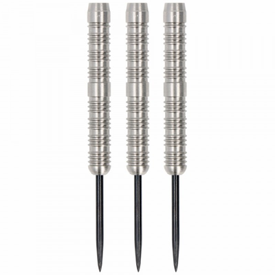 Steeldart Barrel silber mit Grip Rillen, 22 Gramm