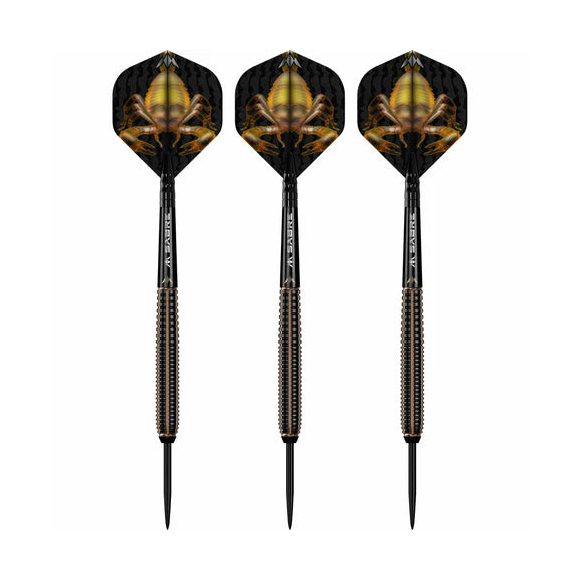 Mission Scorpion Darts 90%Tungsten - Black & Gold Electro, Gewicht: 22g, 2 image