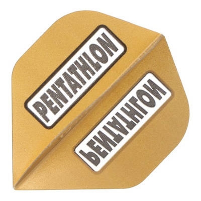 Pentathlon HD100 Dart Flights, gold bronze, 3 Stück