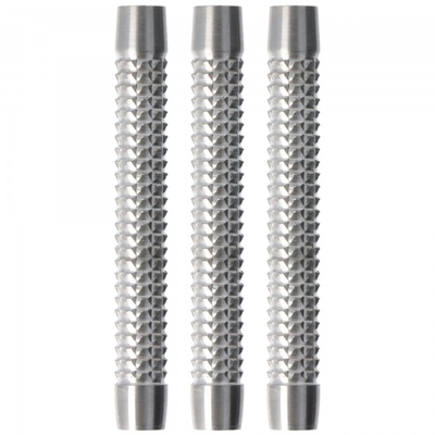 Barrel silber, geriffelt, 90% Tungsten, 18 Gramm