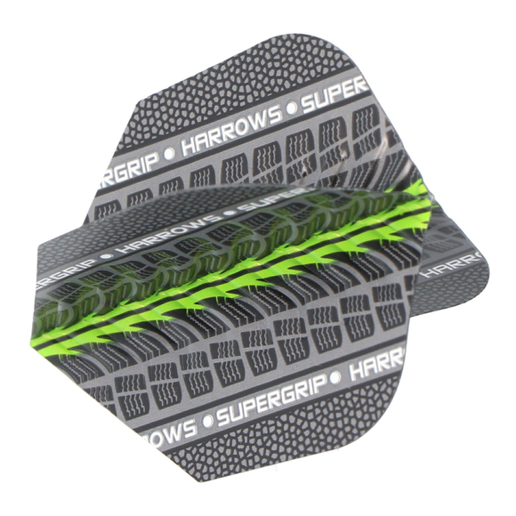 Harrows Supergrip-Flights, 3 Stück, grün, 8 image