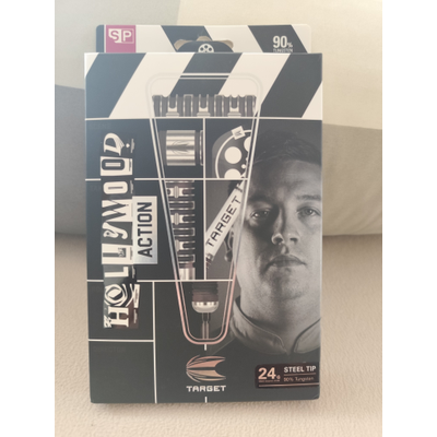 Steeldart Target Chris Dobey ACTION in 24g mit Swiss Point System (90% Tungsten)