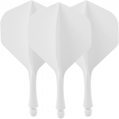 Caliburn SUP integrierte Dart Flights, No2, weiß