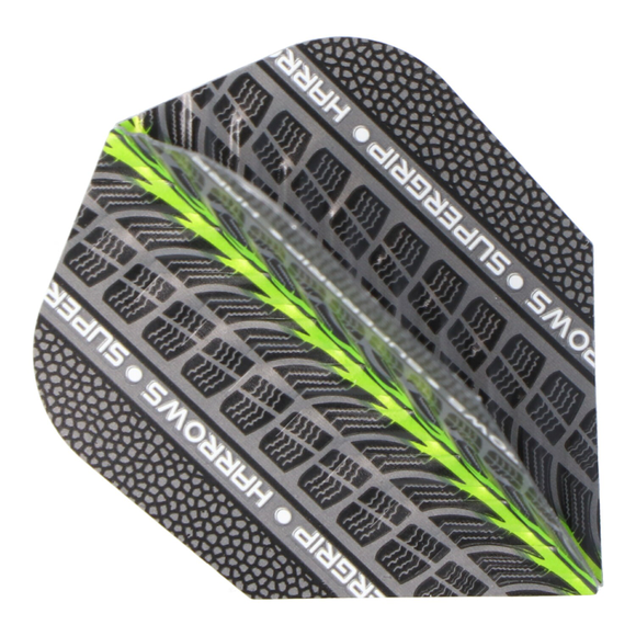 Harrows Supergrip-Flights, 3 Stück, grün, 2 image