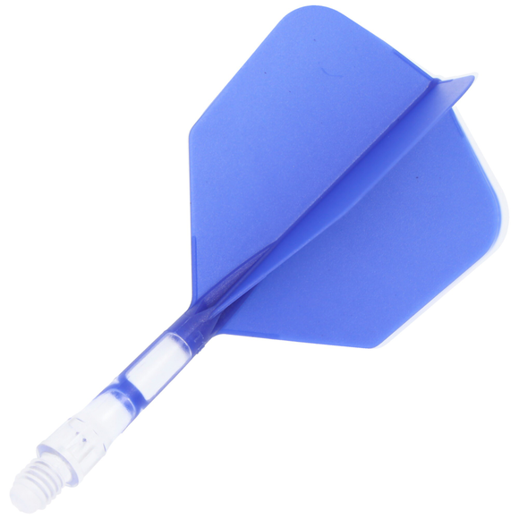 Cuesoul integrierte Dart Flights AK7, Standard S, blau transparent, 2 image