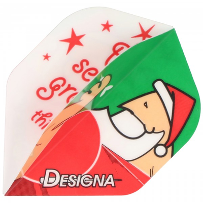 Dartflight mit Motiv Weihnacht, der Weihnachtsmann, Santa Claus