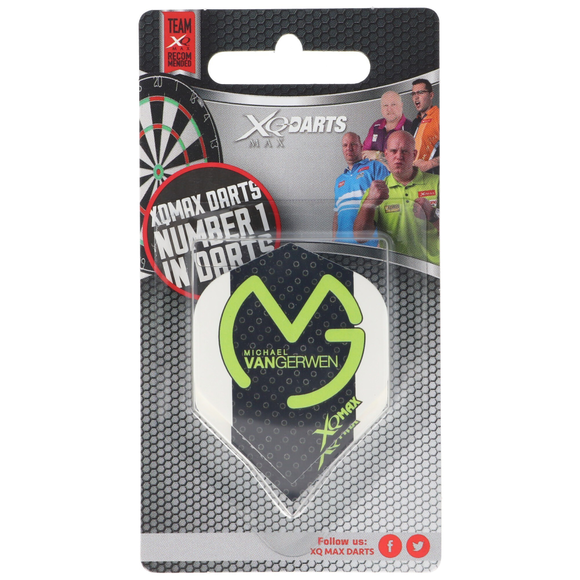 XQ Max Michael van Gerwen, Flights 3 Stück Farbe grün schwarz weiss, 5 image