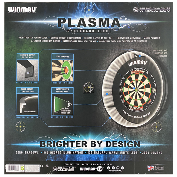 Winmau Plasma Dartboard-Light LED Surround für Blade 6, Version 2025, 4 image