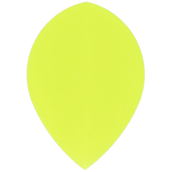 Pearflight aus Kunststoff, neongelb, 3 Flights, 4 image