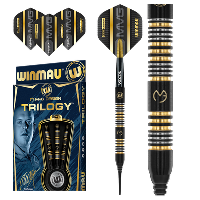 Winmau MvG Trilogy Softtip, Gewicht: 20 Gramm