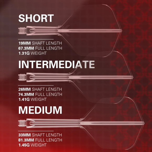 Target K-FLEX NO.6 Flight, schwarz, Short 19mm, 8 image