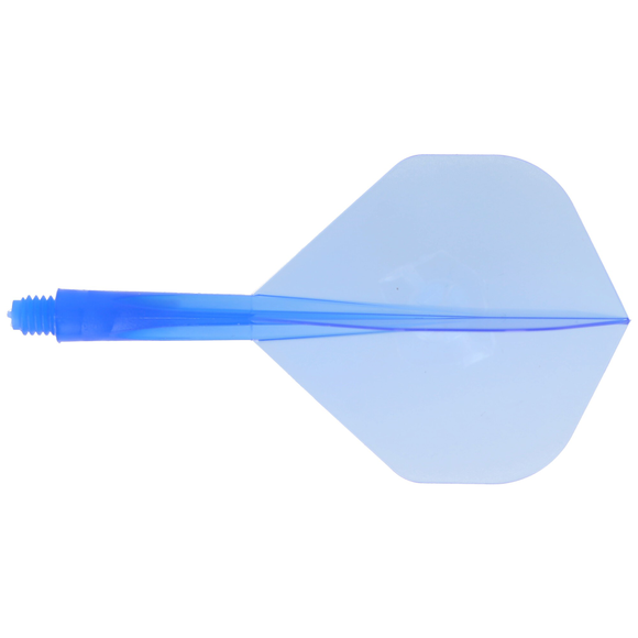 Dartflight Zero Stress, Standard S, short, transparent Blau, 21,5mm, 4 image