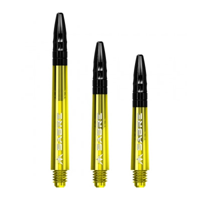 Mission Sabre Shafts Gelb/Schwarz, Länge: Medium