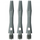 Aluminium Dart Shaft Gun Metal, Extra Short, 3 Stück