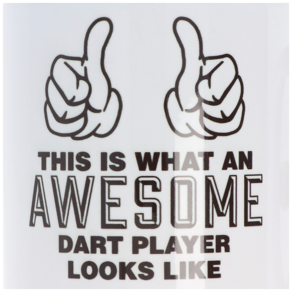 Tasse Dart Fantastisch, Tasse Awesome, Keramik weiß, 5 image