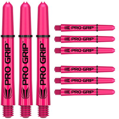 Target Pro Grip Shafts - Pink - 3 Sets, Länge: Short