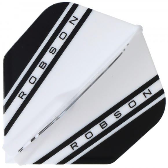 ROBSON PLUS V Dart Flights weiss, No.2, 40,5 x 35,8mm