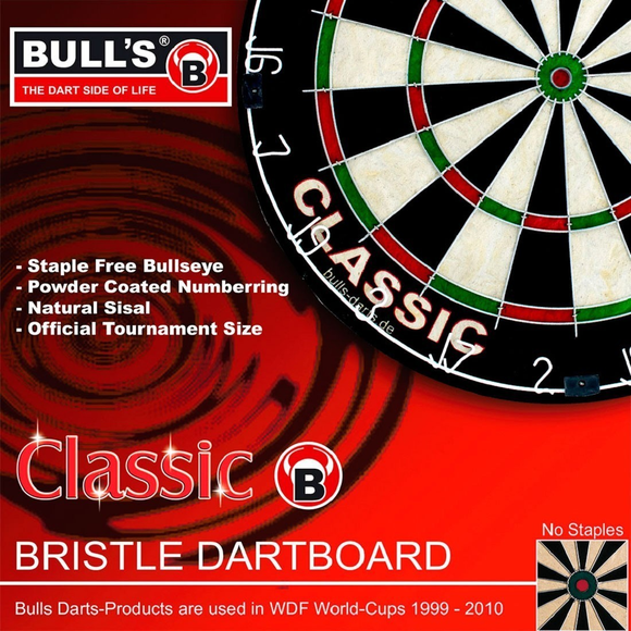 BULL'S Classic Bristle Dartboard, 2 image