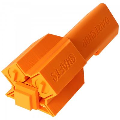 Dartcase, Darttasche neonorange für 3 Darts und Zubehör