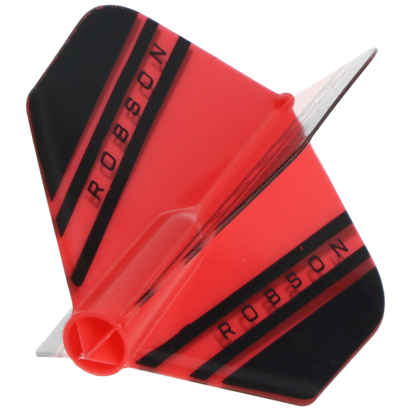ROBSON PLUS V Dart Flights rot, No.2, 40,5 x 35,8mm, 2 image