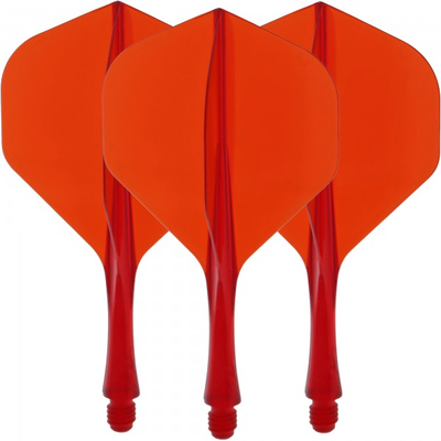 Caliburn SUP integrierte Dart Flights, No2, rot klar