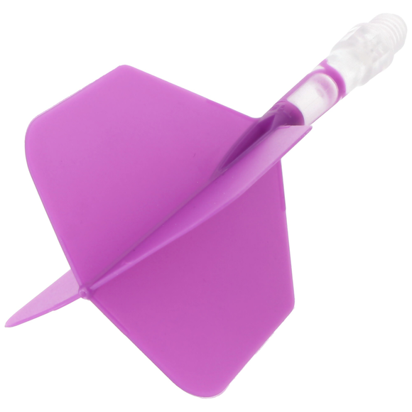 Cuesoul integrierte Dart Flights AK7, Standard M, violett transparent, 3 image